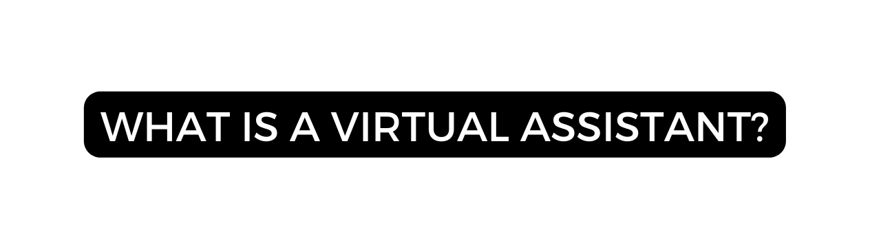 WHAT IS A VIRTUAL ASSISTANT